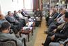دیدار مدیر حج وزیارت و تعدادی از کارگزاران زیارتی با مدیر کل صدا وسیمای مرکز کردستان